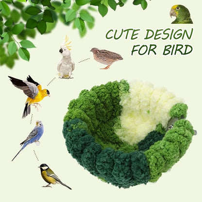 Admaison Bird Nest for Cage, Plush Hanging Bird Bed for Parakeet, Breeding Bird - Image 6
