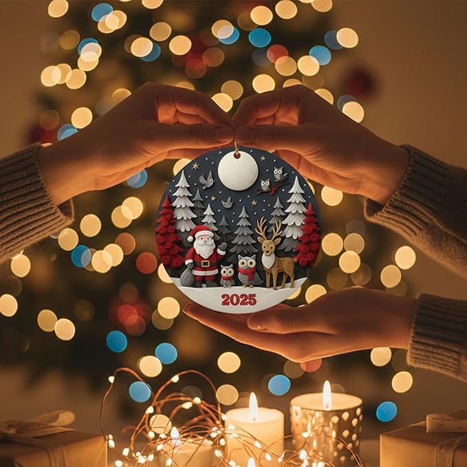 Santa 2025 Ornament, Santa Ornament, Meaningful Christmas Ornaments - Image 5