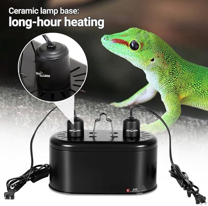 REPTI ZOO Dual Reptile Light Fixture - Image 7