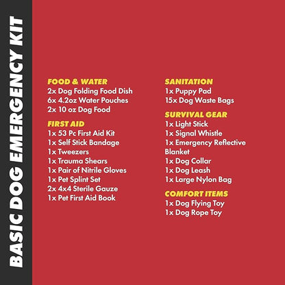 Emergency Zone - Small Dog Emergency Survival Kit - Bug Out, Travel Kits - Image 4