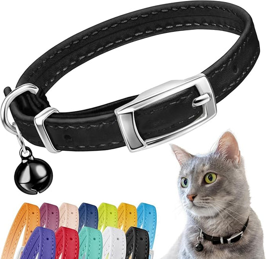 CollarDirect Leather Cat Collar by CollarDirect