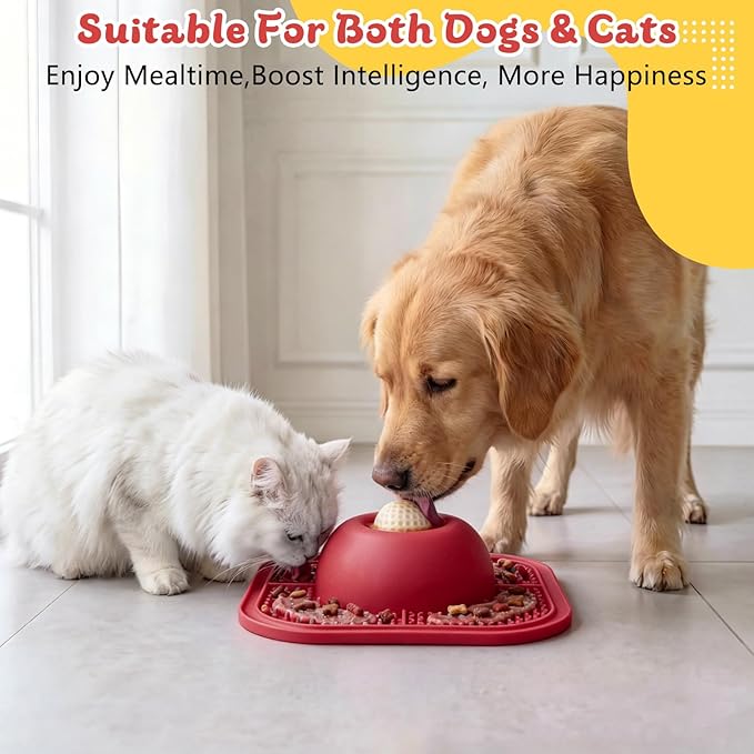 Slow Feeder Dog Bowls & Lick Mat - Image 4