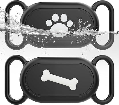 Dog Collar Holder for Galaxy Smarttag2, Waterproof Silicone Case for Pet Cat by SkyArmorCase