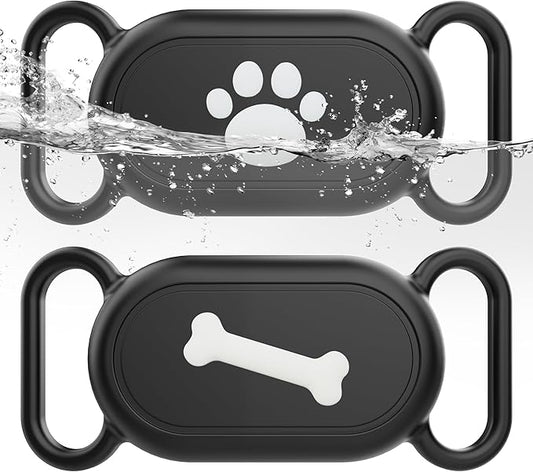 Dog Collar Holder for Galaxy Smarttag2, Waterproof Silicone Case for Pet Cat by SkyArmorCase