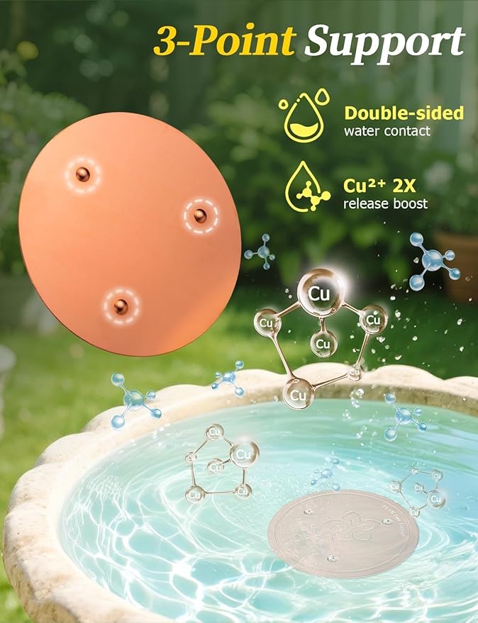 Mellbree Bird Bath Copper Disc, 0.6mm 99.99% Pure Copper - Image 5