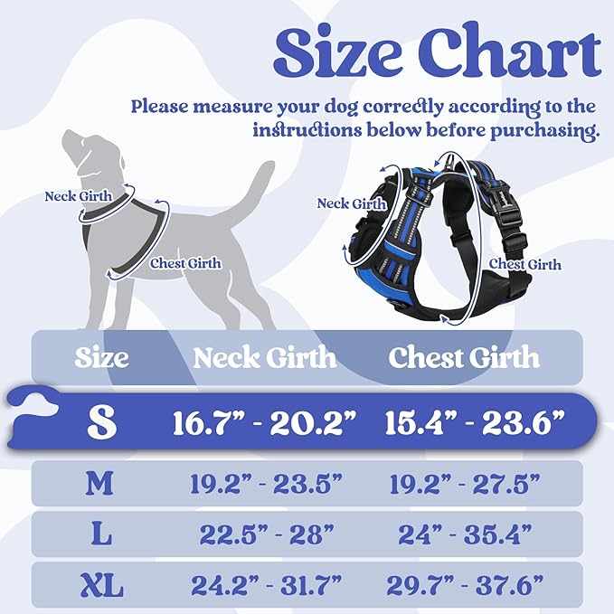 rabbitgoo Dog Harness Small Sized, No Pull Easy On & Off - Image 2