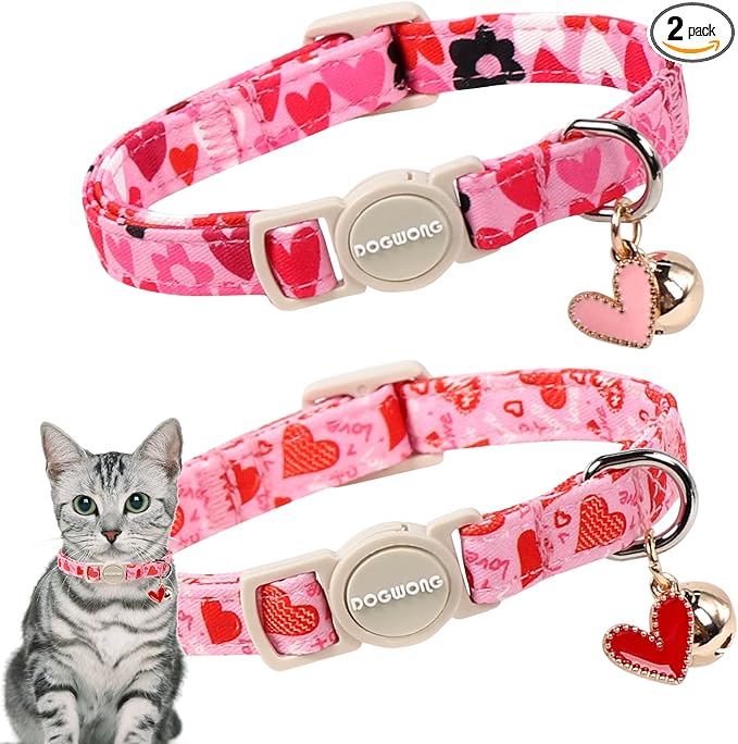 2 Pack Cat Collars Breakaway by DOGWONG