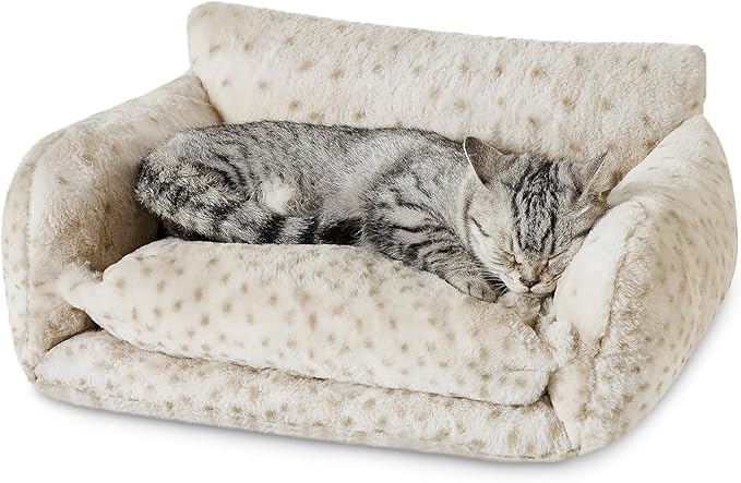 Hollypet Cat Bed Fluffy Plush Multifunctional Double-Layer Machine Washable by Hollypet