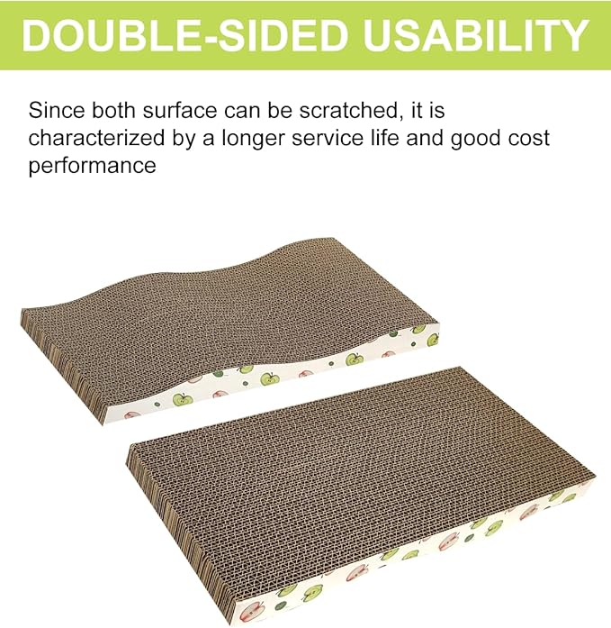 TIMHAKA Cat Scratching Board, Corrugate Cat Scratcher - Image 3