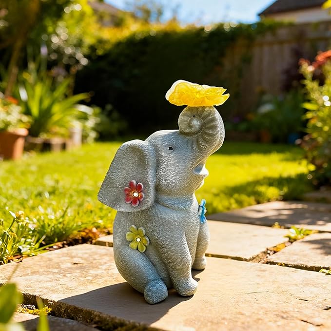 Lucky Elephant Garden Statue - Image 7
