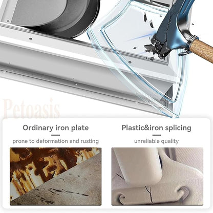 3-Flaps Heavy-Duty Dog Door, Rust Proof Aluminum Alloy Frame, Extreme Weather - Image 5