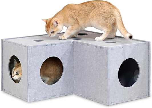 PETKARAY Cat Tunnel, Original Cat Hideaway Cave by PETKARAY