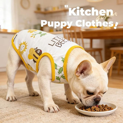 PETCARE Cartoon Dog Shirts for Small Dogs Cute Dog Clothes Yellow Bee Tshirt - Image 5