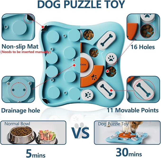 FOXMM Interactive Dog Treat Puzzle Toys - Image 4