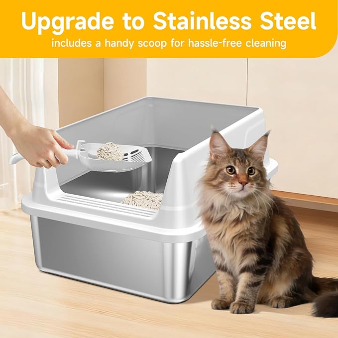 Stainless Steel Litter Box - Image 6