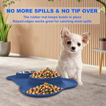 AsFrost Dog Food Bowls Stainless Steel Dog Food and Water Bowl Set, Dog Bowls - Image 5