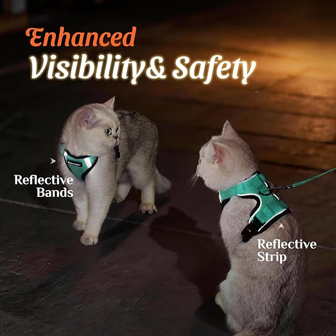 Dooradar Cat Harness and Leash Set, Escape Proof Soft - Image 6