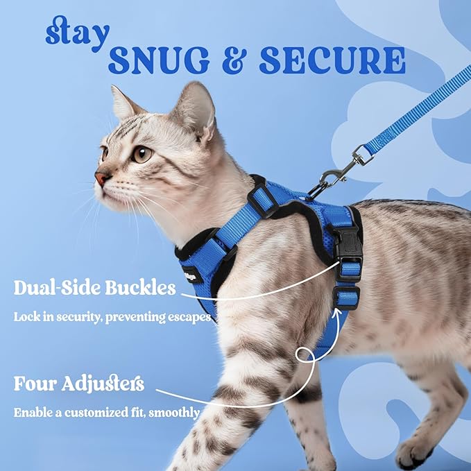 rabbitgoo Cat Harness and Leash Set, Escape Proof Vest Harness - Image 6
