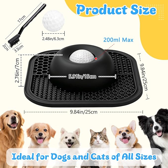 Slow Feeder Dog Bowls & Lick Mat - Image 7