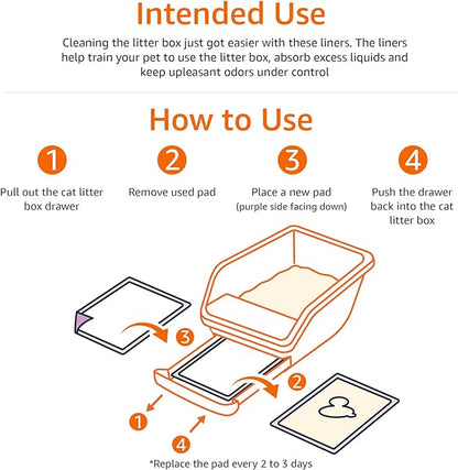Amazon Basics Cat Pee Pads, Super Absorbent, Odor Control - Image 4