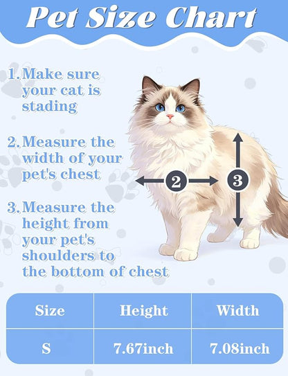 Smart Cat Door with 3 Collar Sensor Key, RFID Cat Door Collar Activated with - Image 6