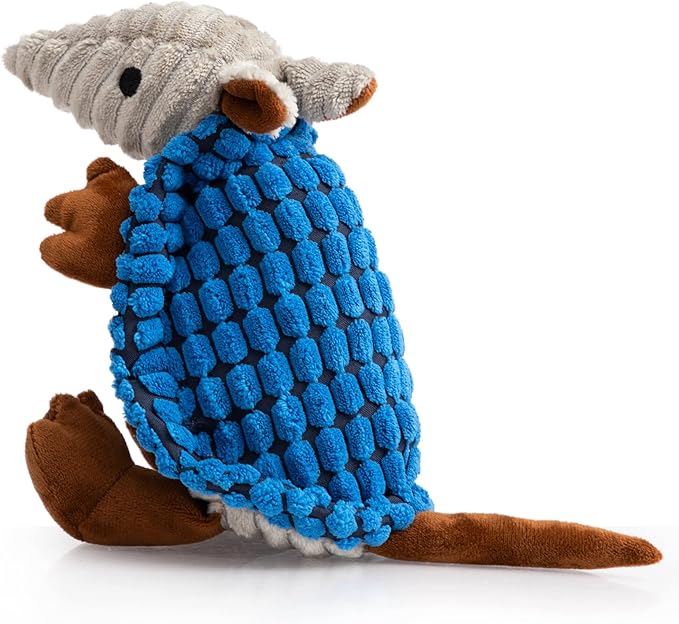 Hollypet Plush Dog Squeaky Toy Stuffed Armadillo Animal Pet Puppy Chew Toys by Hollypet
