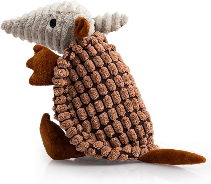 Hollypet Plush Dog Squeaky Toy Stuffed Armadillo Animal Pet Puppy Chew Toys by Hollypet