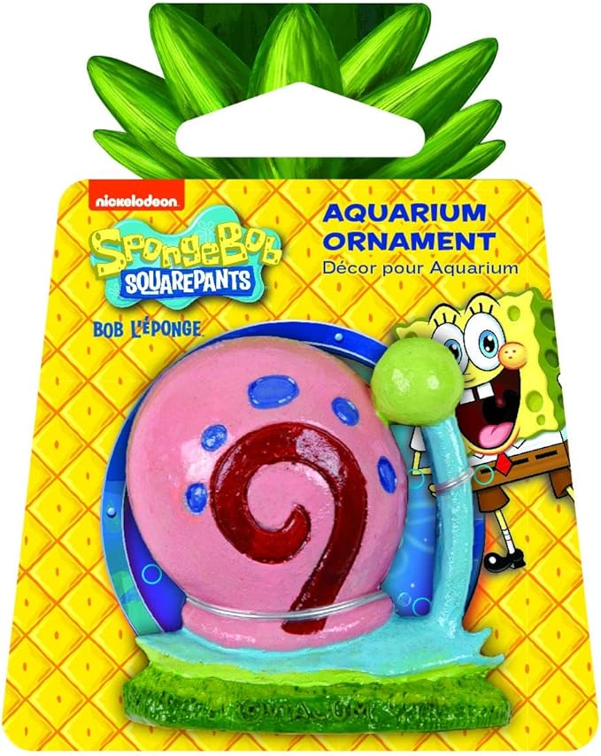 Penn-Plax Officially Licensed Spongebob Squarepants Aquarium Ornament – Gary – by Penn-Plax