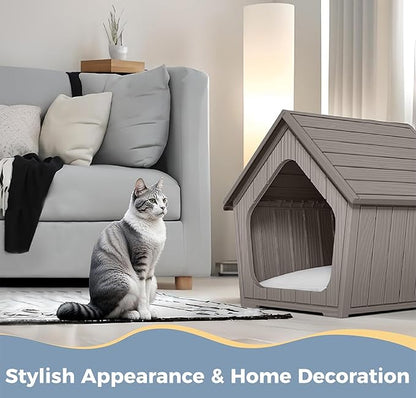 Indoor Dog House for Puppy, Durable Small Dog House Outdoor, Waterproof and - Image 6