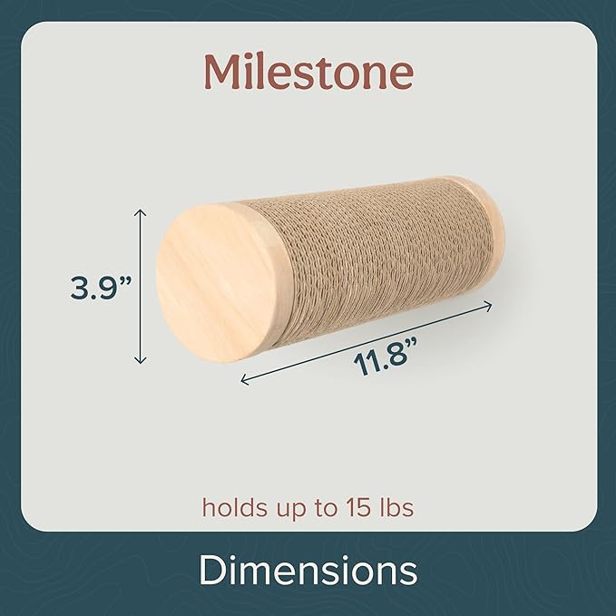 Wall-Mounted Cat Perch & Scratching Post - Image 2
