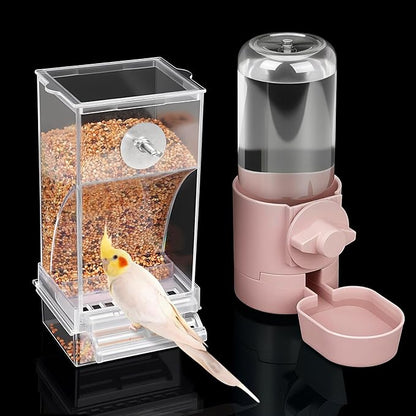 lemtrflo No Mess Bird Feeder Water Dispenser Set, Bird Feeder by lemtrflo