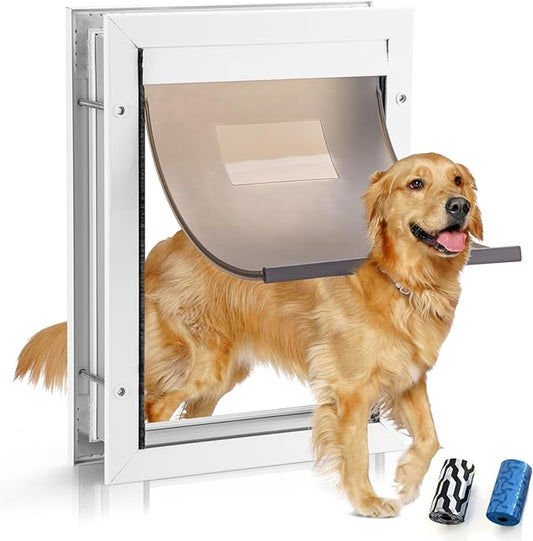 Durable Aluminum Doggy Door by GiveYourPetASafeHome