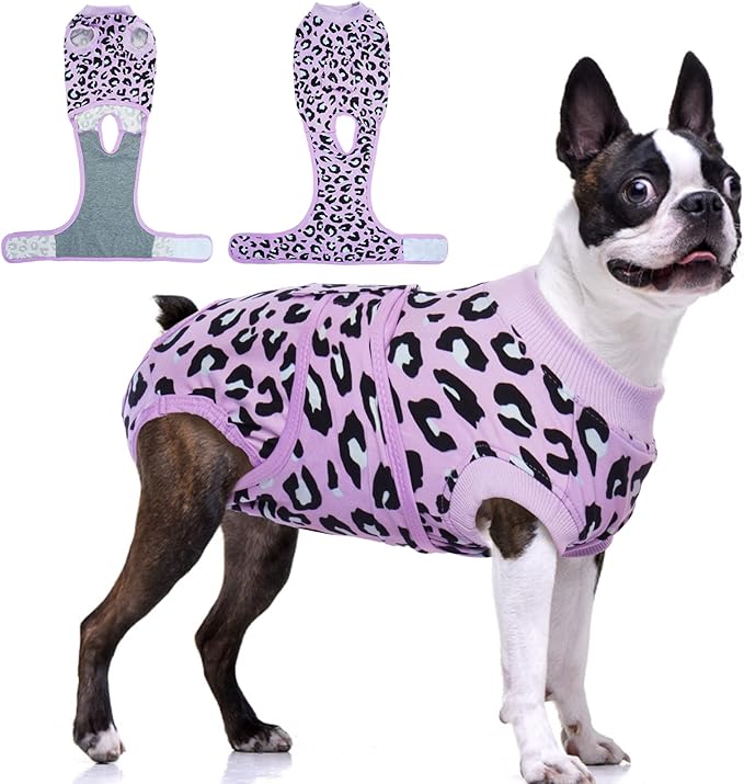 FUAMEY Recovery Suit for Dogs After Surgery, Soft Breathable Dog Bodysuit by FUAMEY