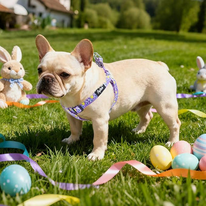 PUPTECK No Pull Easter Dog Harness Soft Adjustable Basic Nylon Step in Puppy - Image 6