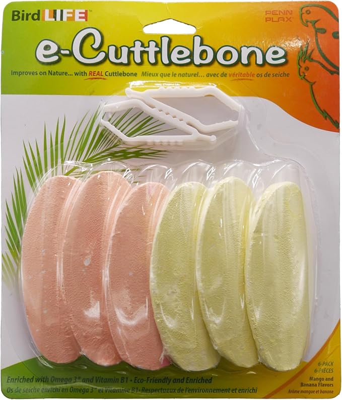 Penn-Plax Bird-Life E-Cuttlebone Flavored, 1 Pk by Penn-Plax