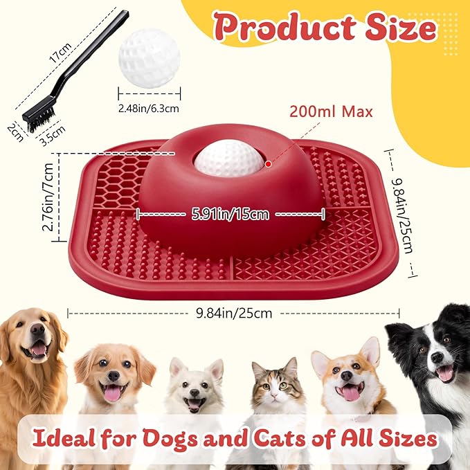 Slow Feeder Dog Bowls & Lick Mat - Image 7