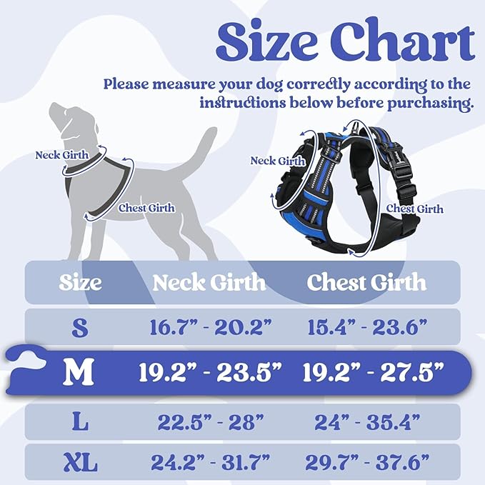 rabbitgoo Dog Harness Medium Sized, No Pull Easy On & Off - Image 2