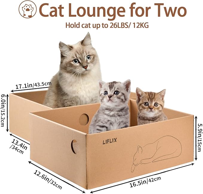 LIFLIX Cardboard Cat Scratcher - Image 3