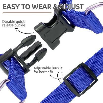 PUPTECK No Pull Dog Harness Soft Adjustable Basic Nylon Step in Puppy Vest - Image 4