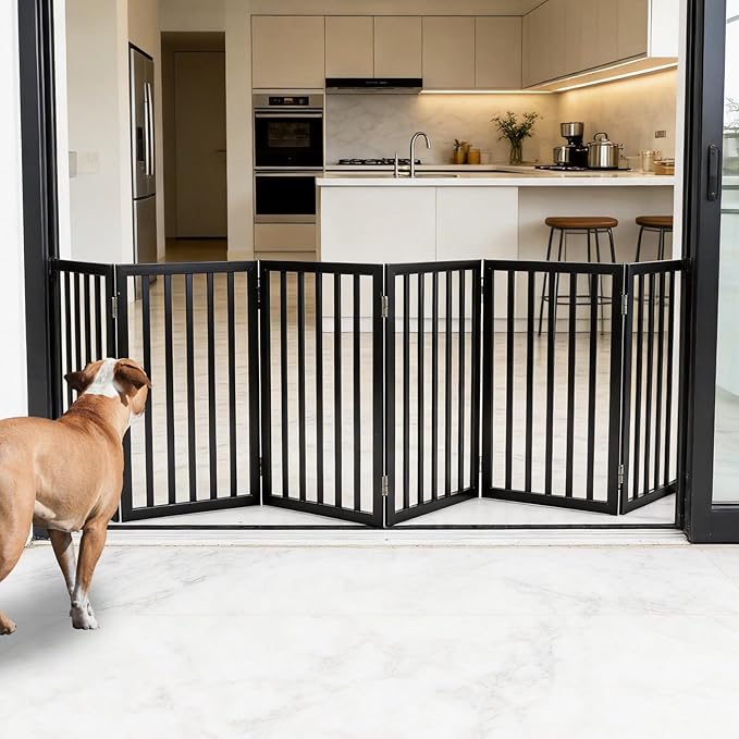Dog Gate Indoor, Freestanding Dog Fence - Image 2