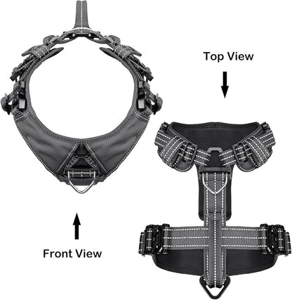 ICEFANG Dog Strap Harness with 4 x Metal Buckles, - Image 5