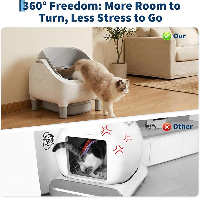 GarveeHome Self Cleaning Litter Box, Automatic Cat Litter Box - Image 8