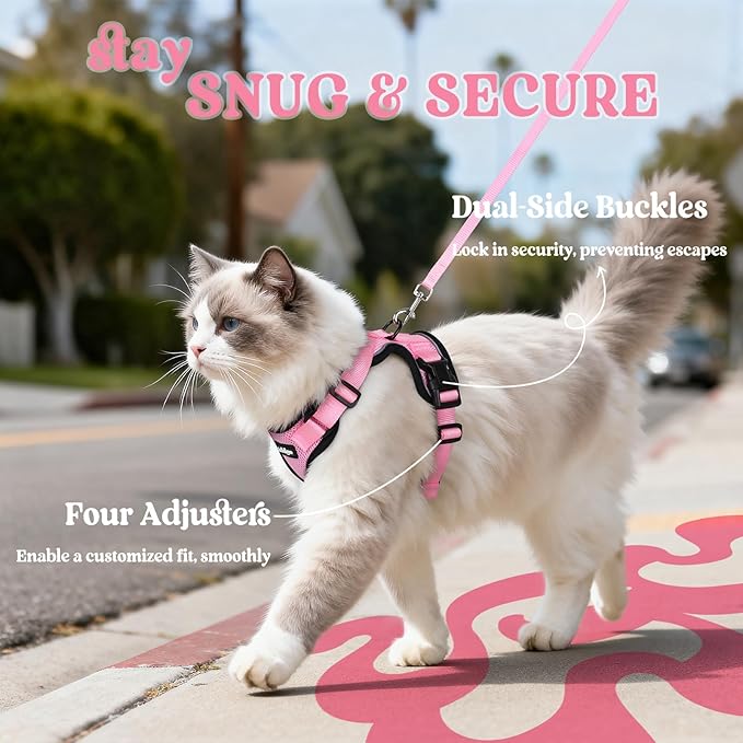 rabbitgoo Cat Harness and Leash Set, Escape Proof Vest Harness - Image 6
