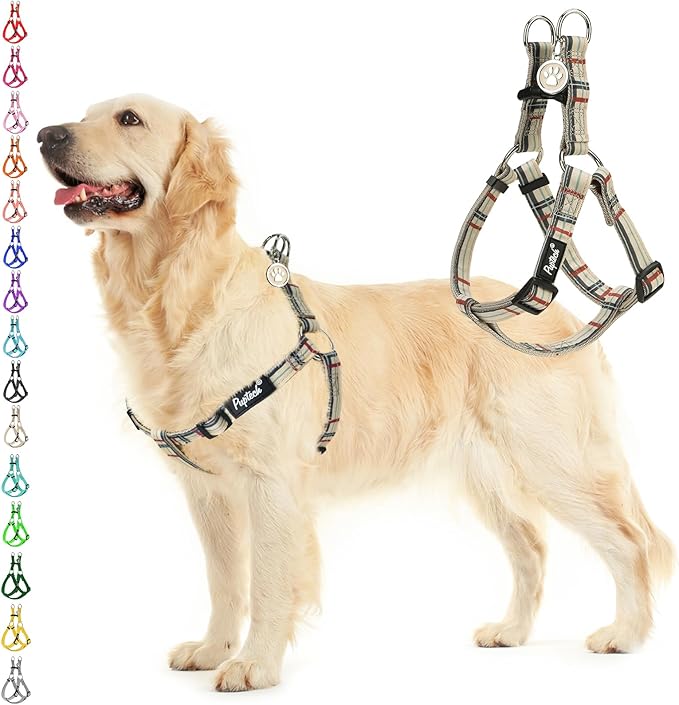 PUPTECK No Pull Dog Harness Soft Adjustable Basic Nylon Step in Puppy Vest by PUPTECK