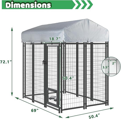 LEMBERI 6x4x6 FT Outdoor Dog Kennel - Image 6