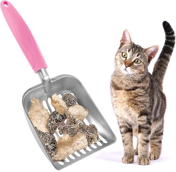 SunGrow Large Cat Litter Scoop, Life Transforming Cat Scooper, Saves Clear - Image 2