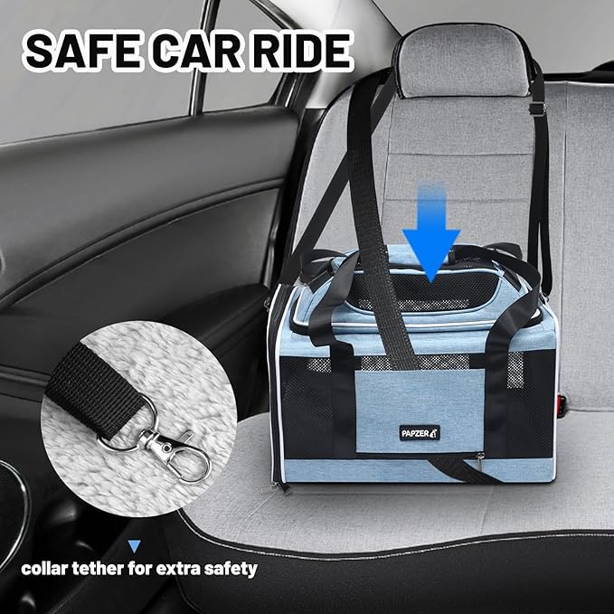 Cat Carrier Top-Expandable 18x11x11, United Delta American Airline Approved Dog - Image 5