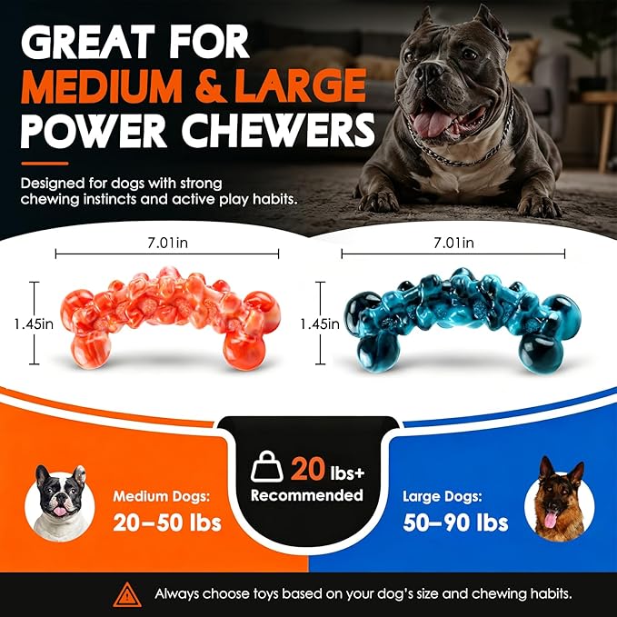 WOWBALA Dog Toys for Aggressive Chewers - Image 4