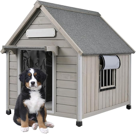 PetsCosset 30.5" L Outdoor Dog House by PETSCOSSET
