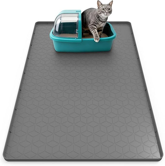 Cat Litter Mat, Silicone Cat Litter Box Mat by Unknown